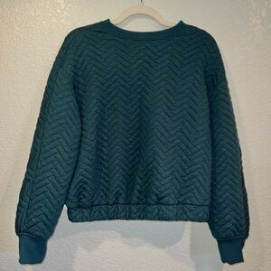 A New Day Teal Quilted Top